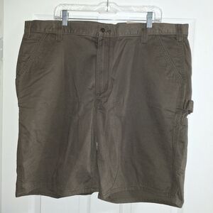Carhartt relaxed fit washed Twill dungaree shorts size 42 NWT